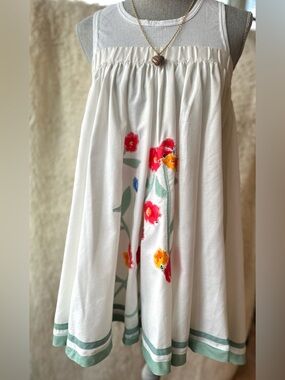 Unbranded: 1950s vintage-style white gathered midi skirt